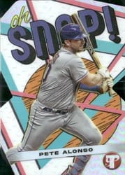 2023 Topps Pristine Oh, Snap! Pete Alonso #OS-8 card