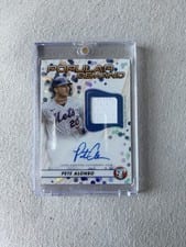 2023 Topps Pristine Popular Demand Autograph Relics Pete Alonso #DPAR-PA card