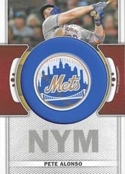 2023 Topps Team Logo Manufactured Patches Pete Alonso #TLP-PA card