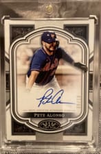 2023 Topps Tier One Next Level Autographs Pete Alonso #NLA-PA card