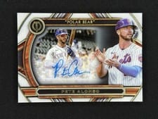 2023 Topps Tribute Tribute to Nicknames Autographs Pete Alonso #TTN-PA card