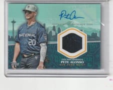 2023 Topps Update All-Star Stitches Autographs Pete Alonso #ASSA-PA card