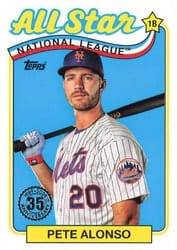 2024 Topps 1989 Topps Baseball 35th Anniversary All-Stars Pete Alonso #89ASB-8 card
