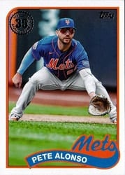 2024 Topps 1989 Topps Baseball 35th Anniversary (Series 1) Pete Alonso #89B-87 card