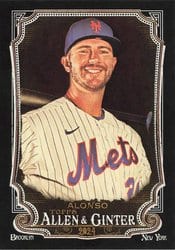 2024 Topps Allen & Ginter X Base Set Pete Alonso #38 card