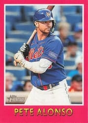 2024 Topps Heritage 1975 Topps Baseball Sensations Pete Alonso #75BS-11 card