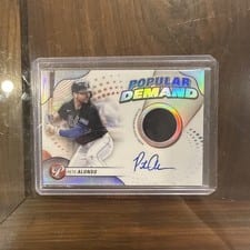 2024 Topps Pristine Popular Demand Autograph Relics Pete Alonso #DPAR-PA card