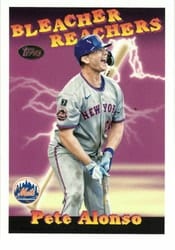 2025 Topps Update Bleacher Reachers Pete Alonso #BR-10 card