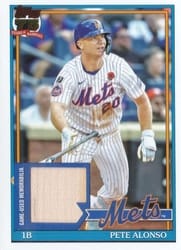 2026 Topps 1991 Topps Relics Pete Alonso #91R-PA card