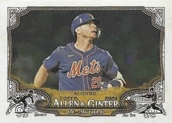 2024 Topps Allen & Ginter In Action Variations Pete Alonso (New York Mets) #IA-30 card