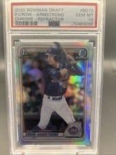 2020 Bowman Draft Pete Crow Armstrong Chrome Refractor #BD-72 card