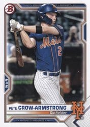2021 Bowman Prospects Pete Crow-Armstrong #BP-22 card