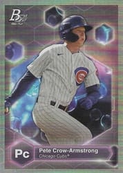 2022 Bowman Platinum Precious Elements Pete Crow-Armstrong #PE-26 card