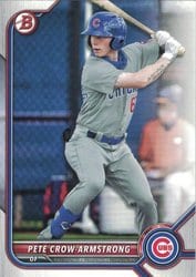 2022 Bowman Prospects Pete Crow-Armstrong #BP-102 card