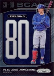 2023 Panini Prizm 20-80 Scale Pete Crow-Armstrong #SC5 card