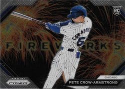 2024 Panini Prizm Fireworks Pete Crow-Armstrong #15 card