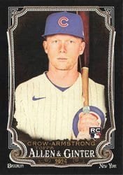 2024 Topps Allen & Ginter X Base Set Pete Crow-Armstrong #46 card