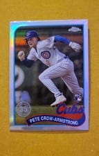2024 Topps Chrome 1989 Topps Baseball Pete Crow-Armstrong #89CB-19 card