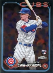 2024 Topps Chrome Base Set Pete Crow-Armstrong #16 card