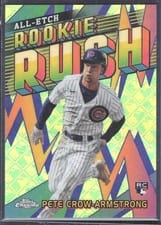 2024 Topps Chrome Logofractor Edition Chrome All-Etch Rookie Rush Pete Crow-Armstrong #CERL-2 card