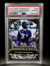 2024 Topps Chrome Update Diamond Dominance Pete Crow-Armstrong #DD-9 card