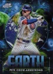 2025 Topps Cosmic Chrome Planetary Pursuit Earth Pete Crow-Armstrong #PPE-9 card