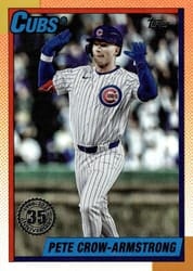 2025 Topps Update 1990 Topps Baseball Pete Crow-Armstrong #U90-7 card