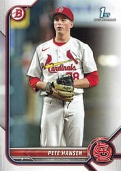 2022 Bowman Draft Base Set Pete Hansen #BD-128 card
