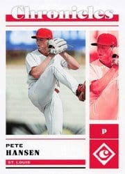 2023 Panini Chronicles Base Set Pete Hansen #30 card