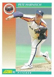 1992 Score Base Set Pete Harnisch #224 card