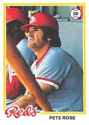 1978 Topps Base Set Pete Rose #20 card