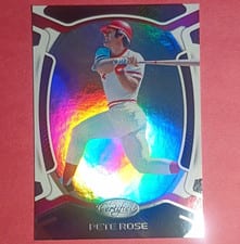 2021 Panini Chronicles Certified Autographs Pete Rose #44 card