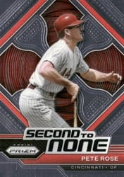 2023 Panini Prizm Second to None Pete Rose #SN1 card