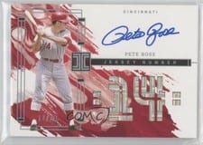2024 Panini Impeccable Numbers Signatures Pete Rose #INS-PR card