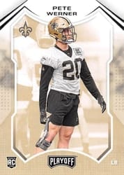 2021 Panini Playoff Base Set Pete Werner #268 card