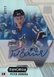 2020-21 Upper Deck Synergy Base Set Peter Bondra #74 card