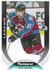 2020-21 Parkhurst Base Set Peter Forsberg #327 card
