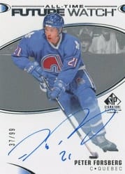 2020-21 SP Signature Edition Legends Base Set Peter Forsberg #432 card