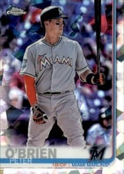 2019 Topps Chrome Sapphire Edition Base Set Peter O'Brien #470 card