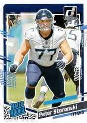2023 Donruss Base Set Peter Skoronski #395 card
