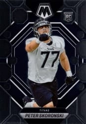 2023 Panini Mosaic Base Set Peter Skoronski #355 card
