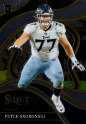 2023 Panini Select Base Set Peter Skoronski #225 card