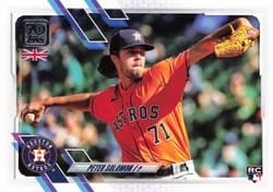 2021 Topps UK Edition Base Set Peter Solomon #67 card
