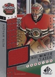 2025-26 SP Game Used 2025 Winter Classic Fabrics Petr Mrazek #WCF-13 card