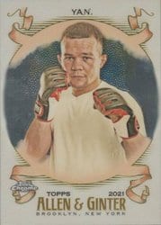 2021 Topps Allen & Ginter Chrome Base Set Petr Yan #273 card