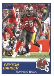 2019 Score Base Set Peyton Barber #274 card