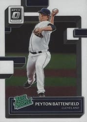 2022 Donruss Optic Rated Prospects Peyton Battenfield #RP-1 card