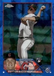 2023 Topps Chrome Update Sapphire Edition Base Set Peyton Battenfield #USCS260 card