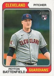 2023 Topps Heritage Base Set Peyton Battenfield #663 card