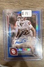 2025 Bowman University Chrome Chrome Prospect Autographs Peyton Bowen #BCA-PB card